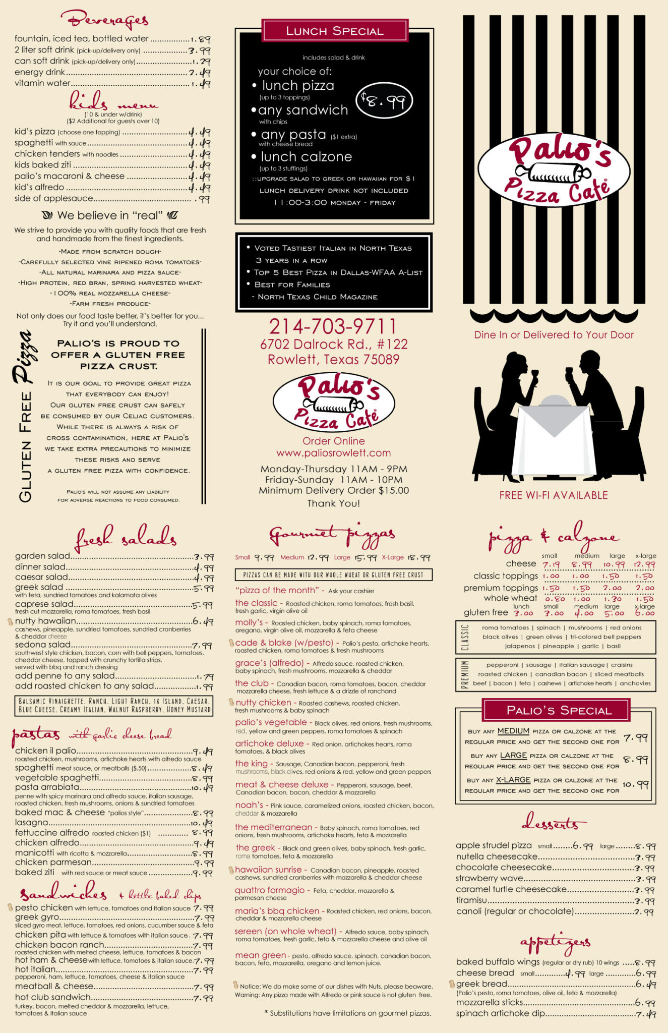 Palio's Pizza Cafe | Rowlett